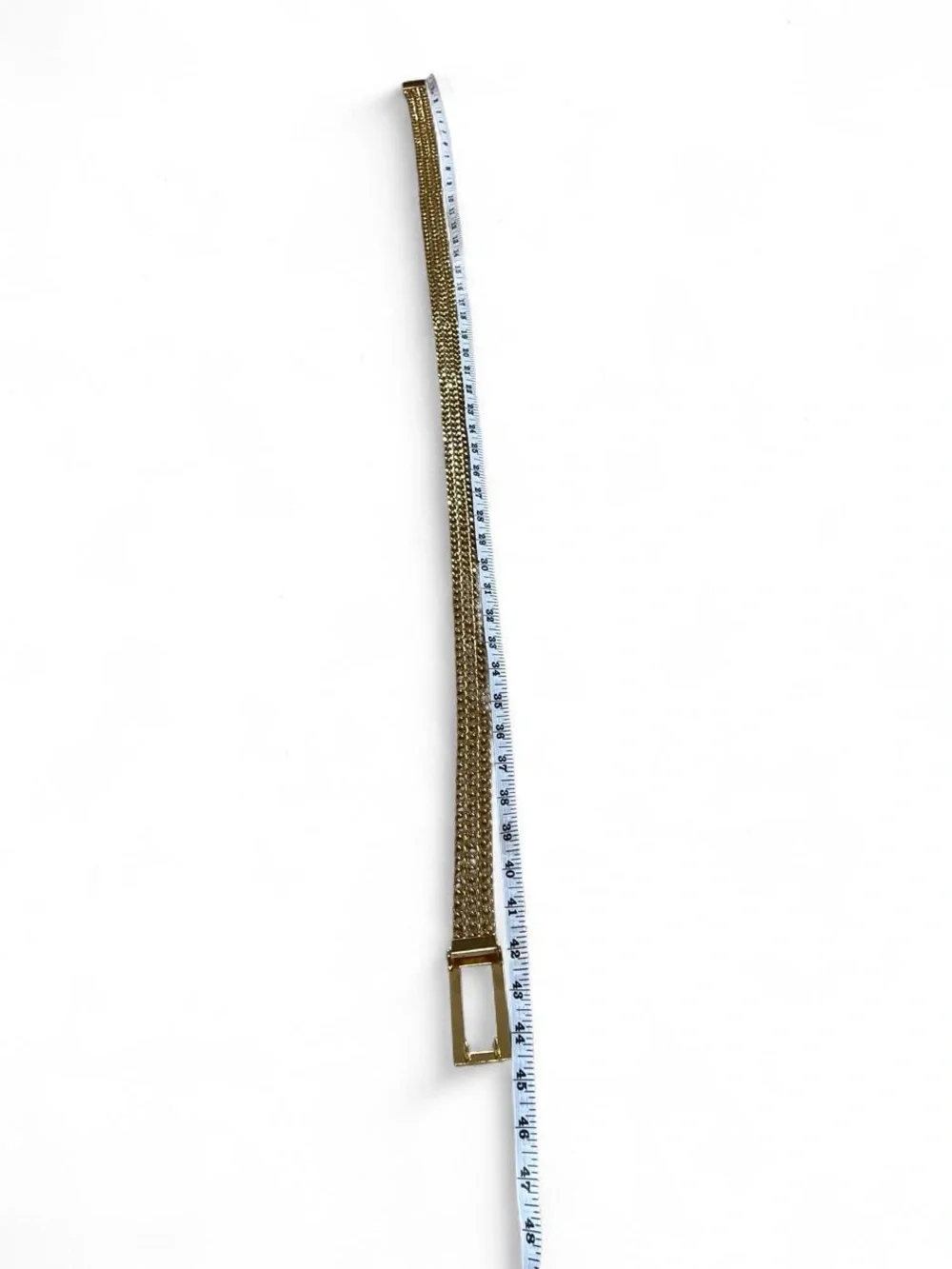ANTONIO MELANI Gold Chain-Link Waist Belt